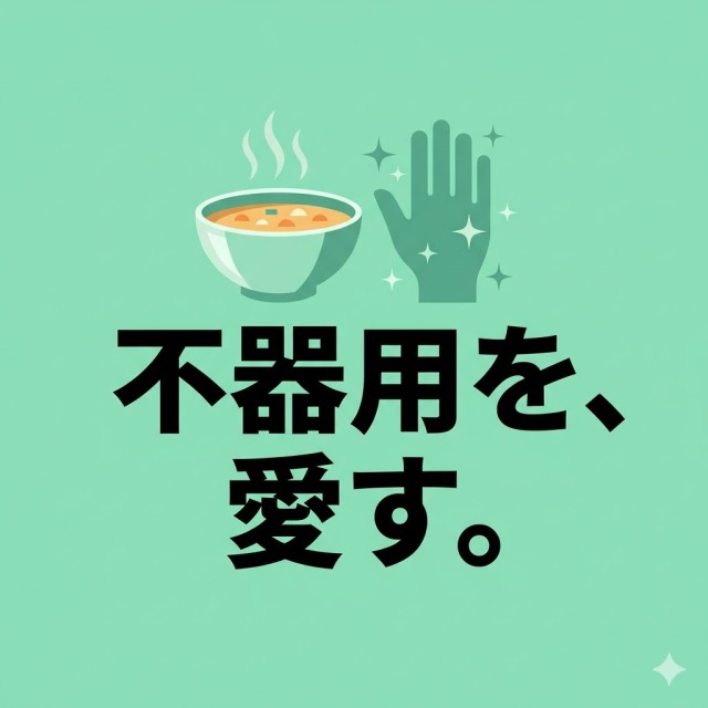 温かいスープと、その横で輝くダイヤモンド。日常の肯定。