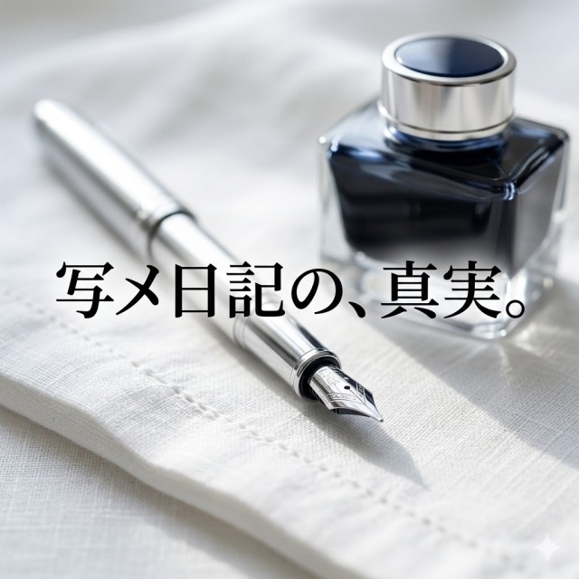 写メ日記とは | 銀行OBが定義する、顔を隠して「言葉」を宝石に変える新常識