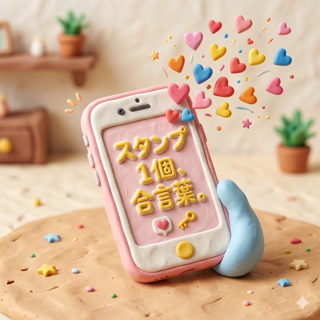 ハートが出るスマホ