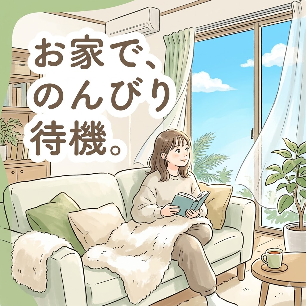 事務所へ行かなくてOK。自宅待機で、心からリラックスして稼ぐ方法。