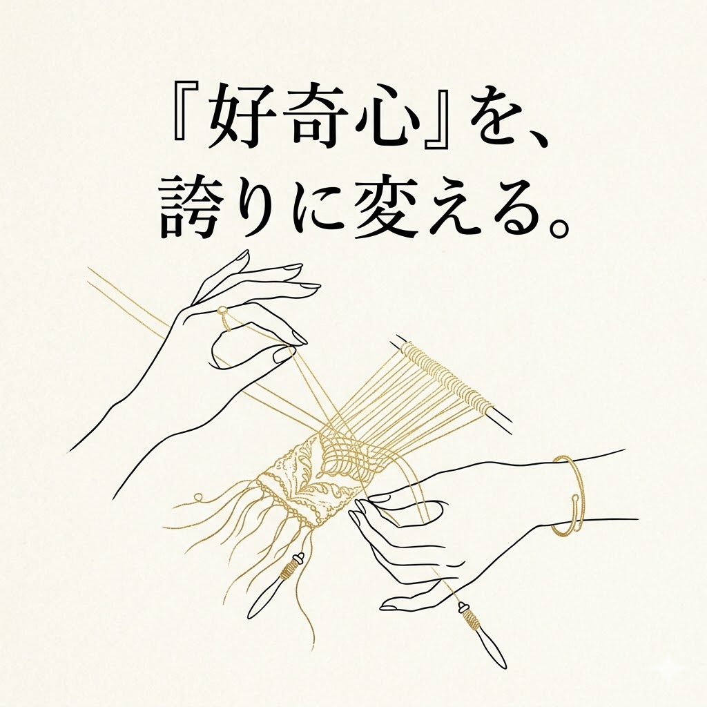 【好奇心】「攻める楽しさ」を知る貴女は、最高の才能の持ち主です。