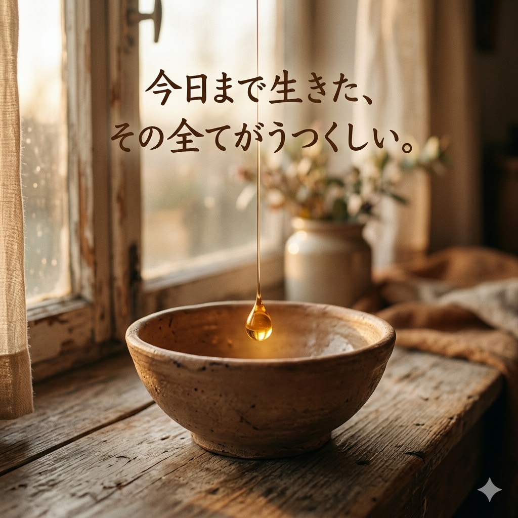 今日まで生きた、その全てがうつくしい。