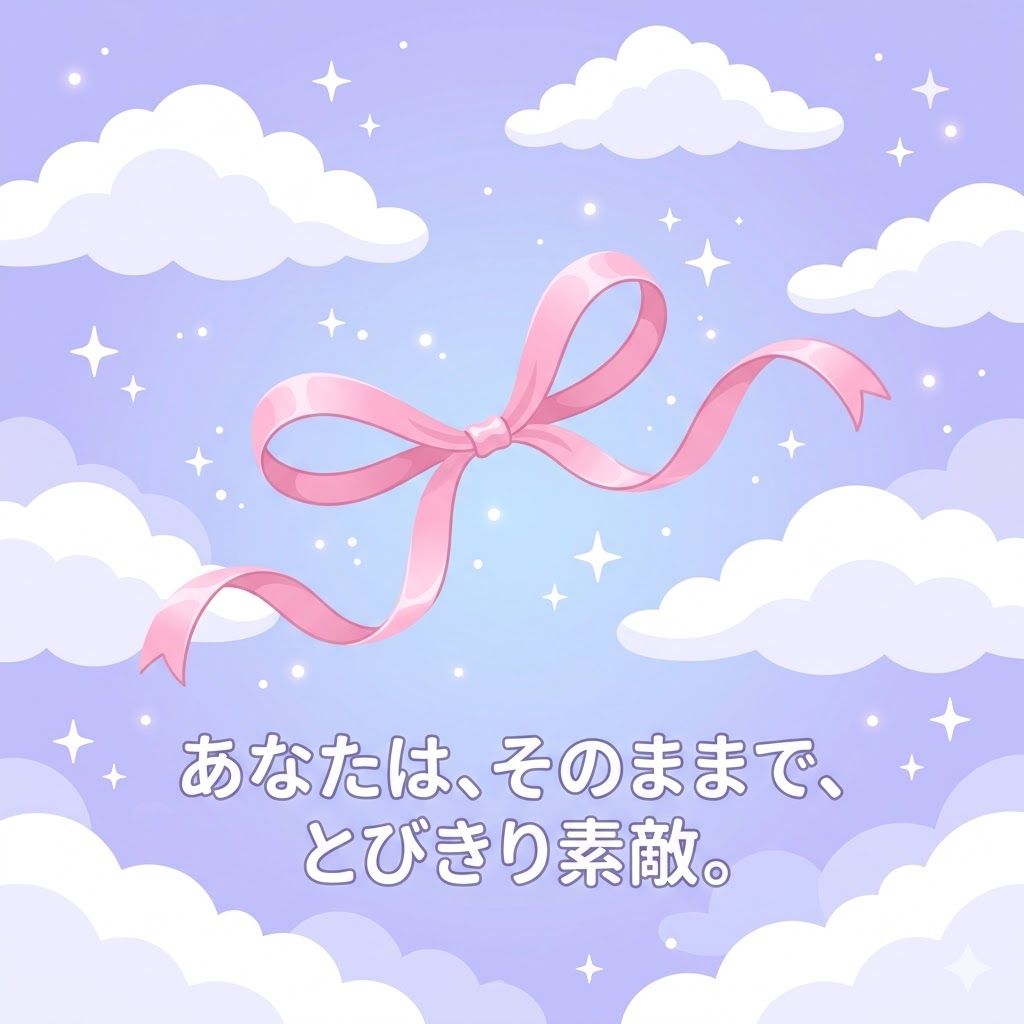 あなたは、そのままで、とびきり素敵。