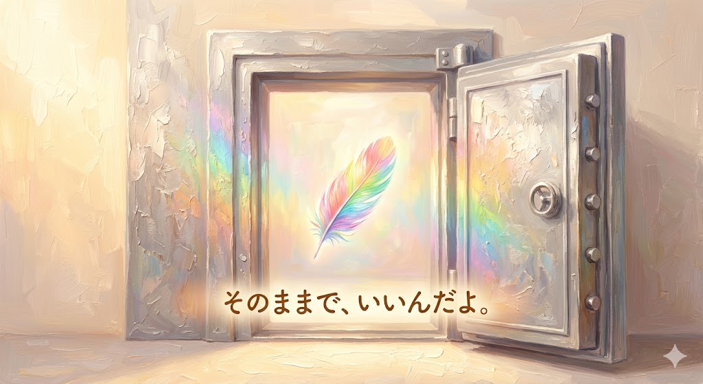 そのままで、いいんだよ。